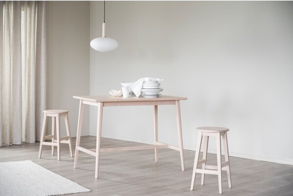 Barová stolička z dubového dreva v prírodnej farbe (výška sedadla 65 cm) Austin – Rowico