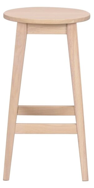 Barová stolička z dubového dreva v prírodnej farbe (výška sedadla 65 cm) Austin – Rowico