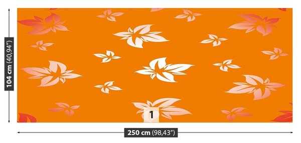 Fototapeta Vliesová Kvetinový vzor 250x104 cm