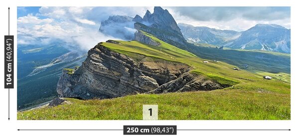 Fototapeta Vliesová Horský reťaz 250x104 cm