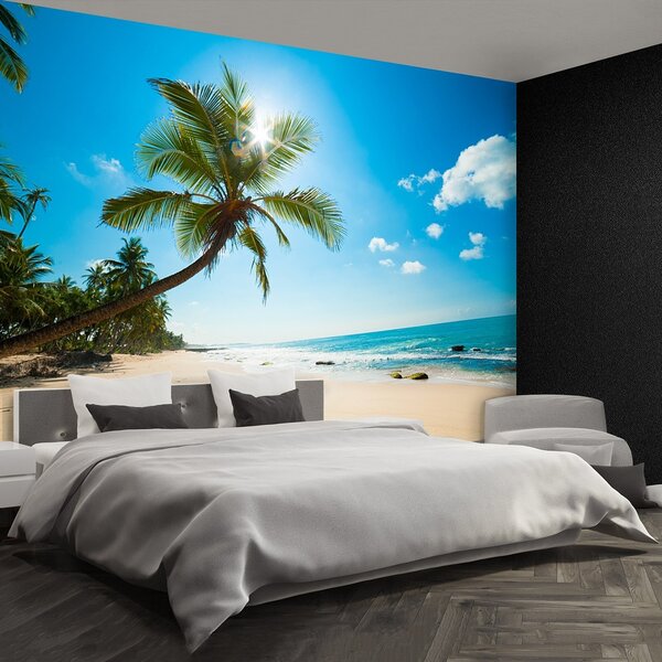 Fototapeta Vliesová Tropická pláž 250x104 cm