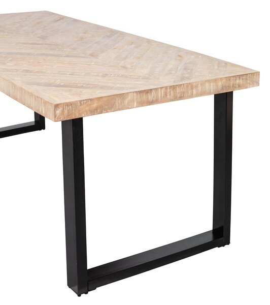 MUZZA Jedálenský stôl utablo 180 x 90 cm prírodný