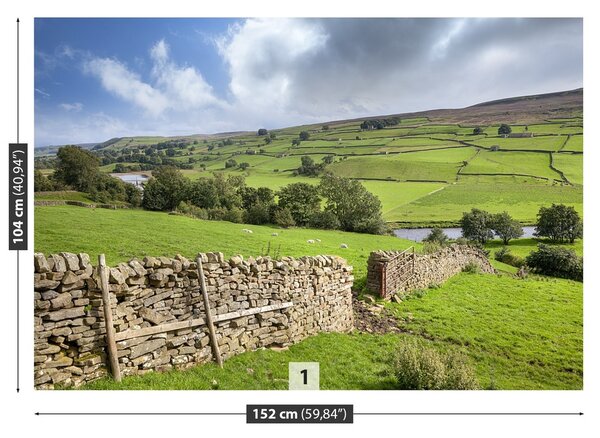 Fototapeta Vliesová Yorkshire údolie 152x104 cm
