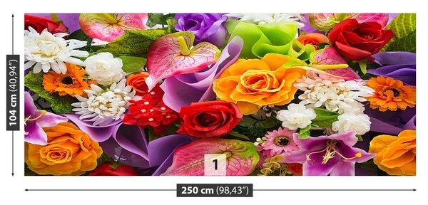 Fototapeta Vliesová Kvety 250x104 cm