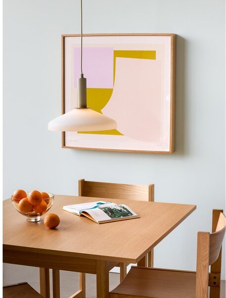 Jedálenský stôl v dekore duba 110x110 cm Geo – Hübsch
