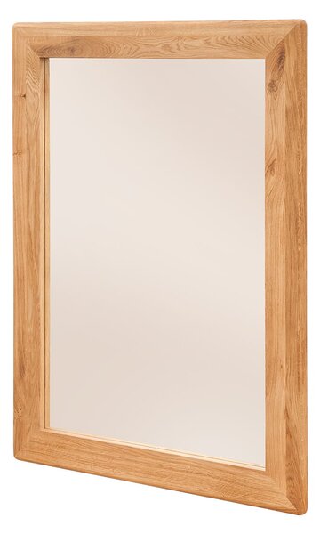 Zrkadlo malé, dub, farba prírodný dub, séria Gialo, rozmer 100 x 70 cm