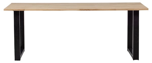 MUZZA Jedálenský stôl tablo 200 x 90 cm nohy do tvaru U dubový