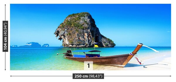 Fototapeta Vliesová Pláž thajsko 250x104 cm