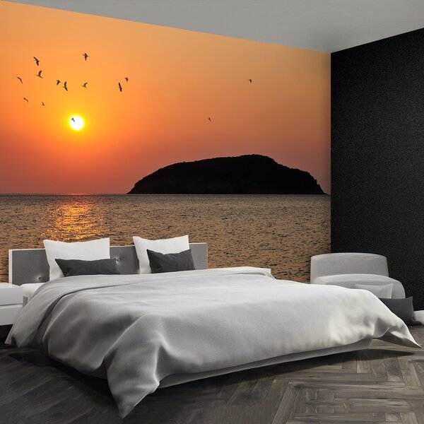 Fototapeta Vliesová Východ slnka mora 250x104 cm