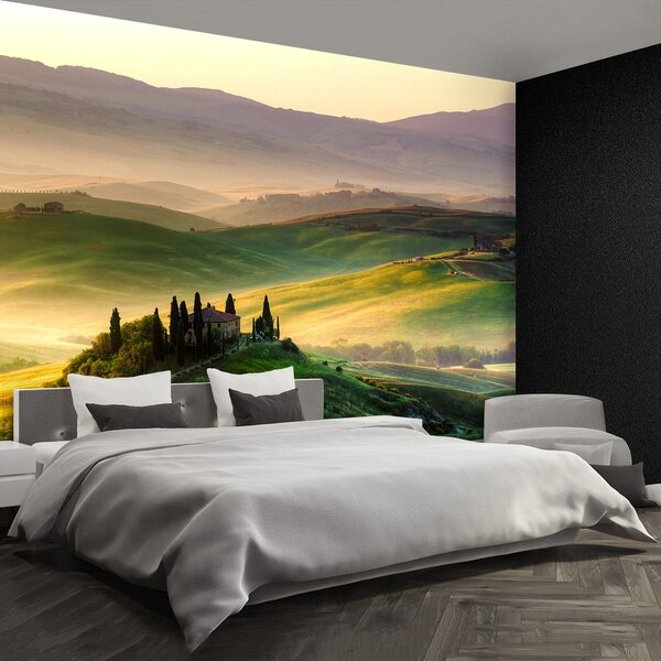 Fototapeta Vliesová Panorama toskánska 250x104 cm