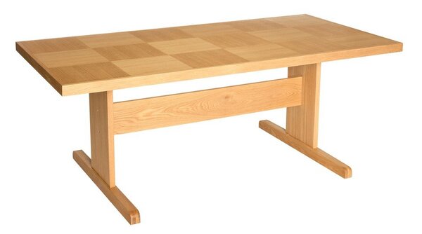Jedálenský stôl v dekore duba 95x195 cm Skak – Hübsch