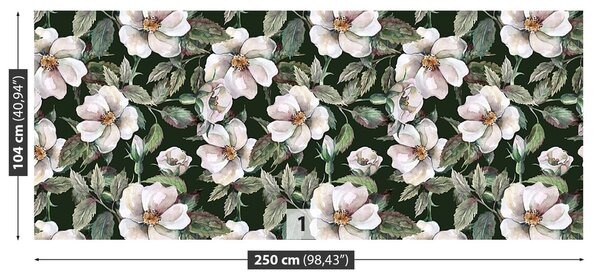 Fototapeta Vliesová Divoké ruže 250x104 cm