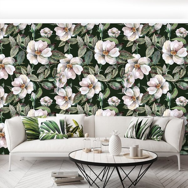 Fototapeta Vliesová Divoké ruže 250x104 cm