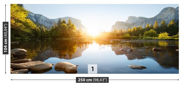 Fototapeta Vliesová Údolie slnka 250x104 cm