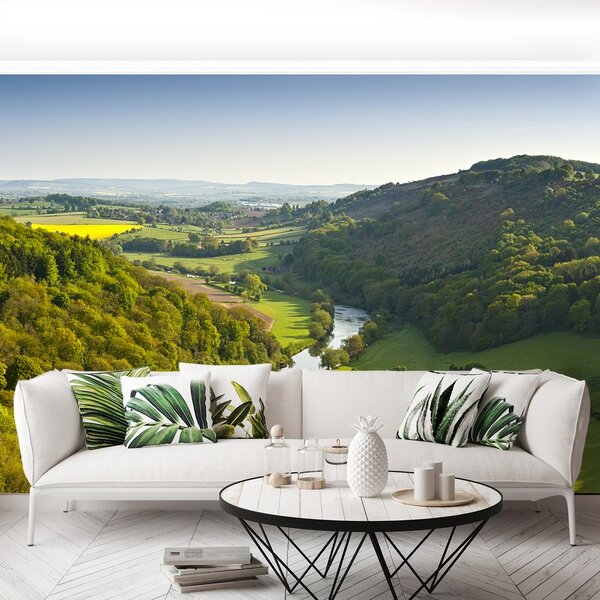 Fototapeta Vliesová Meandrující rieka 250x104 cm