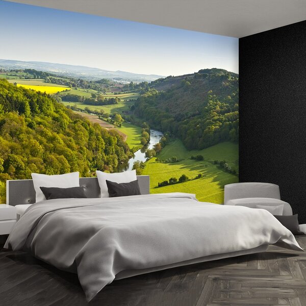 Fototapeta Vliesová Meandrující rieka 250x104 cm