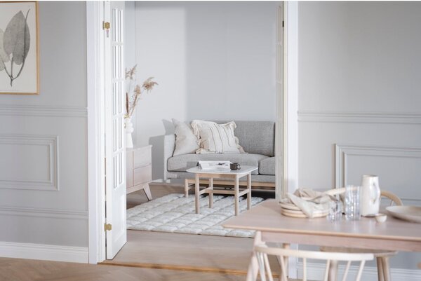 Rozkladací jedálenský stôl s doskou v dubovom dekore 190x90 cm Yumi - Rowico