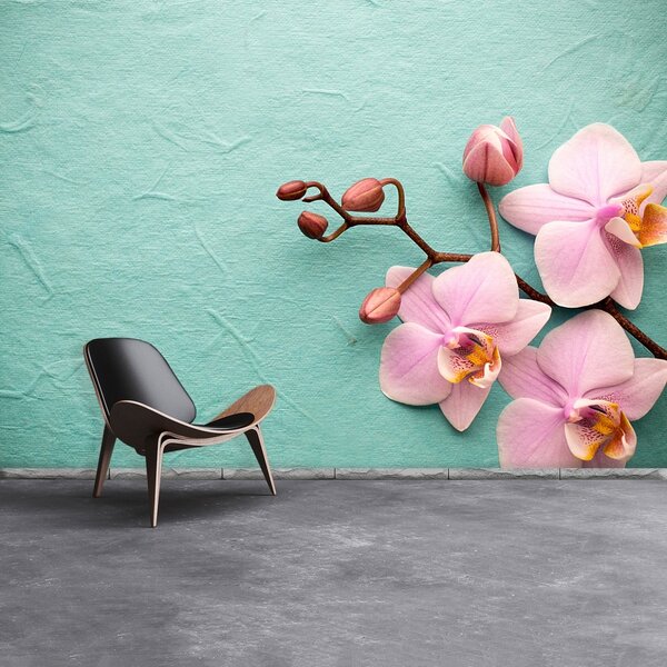 Fototapeta Vliesová Orchid pink 250x104 cm