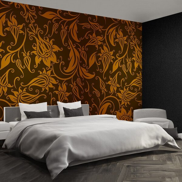 Fototapeta Vliesová Kvetinový vzor 250x104 cm