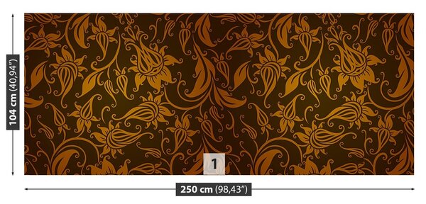 Fototapeta Vliesová Kvetinový vzor 250x104 cm
