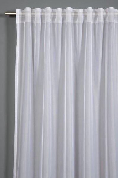 Biela záclona 175x450 cm Voile Uni - Gardinia
