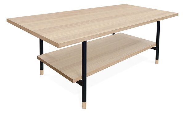 Konferenčný stolík s doskou v dubovom dekore v prírodnej farbe 60x120 cm Jugend - Woodman