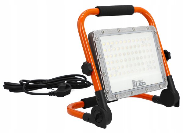Smart LED LED reflektor so sklopným stojanom 50W 5500Lm 5000K IP65