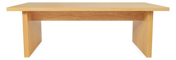 Konferenčný stolík s doskou v dubovom dekore v prírodnej farbe 60x120 cm Stripe - Woodman