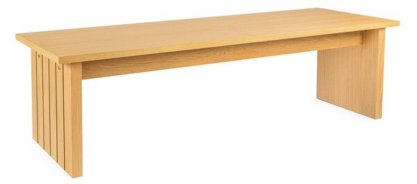 Konferenčný stolík s doskou v dubovom dekore v prírodnej farbe 60x120 cm Stripe - Woodman