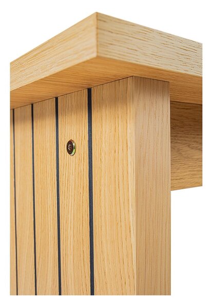 Konferenčný stolík s doskou v dubovom dekore v prírodnej farbe 60x120 cm Stripe - Woodman