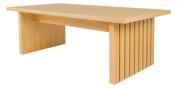 Konferenčný stolík s doskou v dubovom dekore v prírodnej farbe 60x120 cm Stripe - Woodman