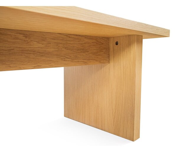 Konferenčný stolík s doskou v dubovom dekore v prírodnej farbe 60x120 cm Stripe - Woodman