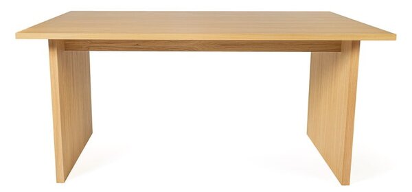 Jedálenský stôl s doskou v dubovom dekore 90x160 cm Stripe - Woodman