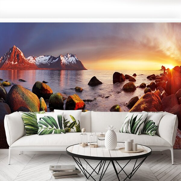 Fototapeta Vliesová Oceán nórsko 104x70 cm