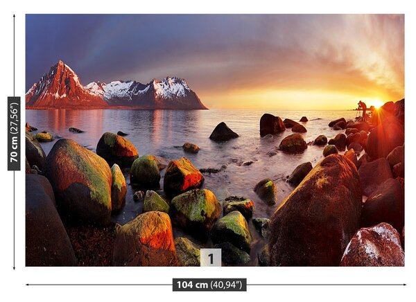 Fototapeta Vliesová Oceán nórsko 104x70 cm
