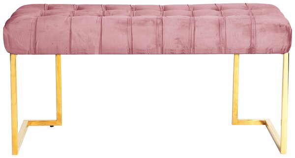 DLHÁ TABURETKA, kov, textil, 47/48/100 cm MID.YOU - Online Only drobný nábytok, Online Only