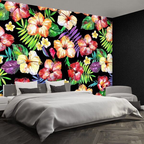 Fototapeta Vliesová Kvety ibišteka 104x70 cm