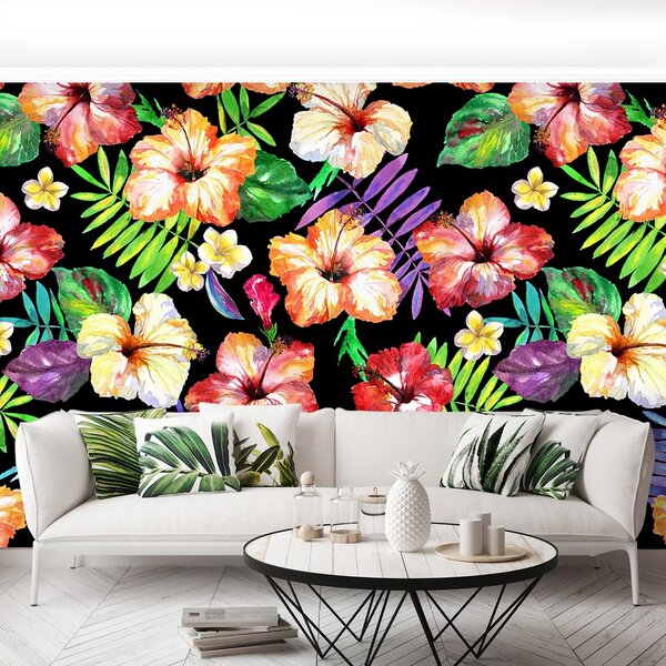 Fototapeta Vliesová Kvety ibišteka 104x70 cm