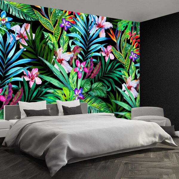 Fototapeta Vliesová Tropické kvety 104x70 cm