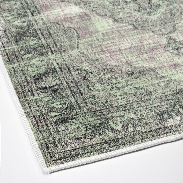 Zeleno-sivé kúpeľňové predložky v súprave 2 ks 60x100 cm – Foutastic
