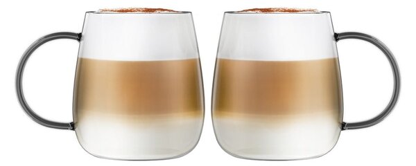 Hrnčeky na cappuccino v súprave 2 ks 400 ml Bolla – Vialli Design
