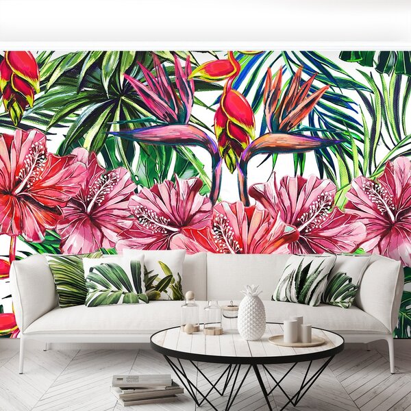 Fototapeta Vliesová Vzor džungle 250x104 cm
