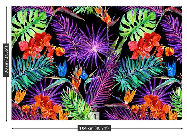 Fototapeta Vliesová Exotické listy 104x70 cm