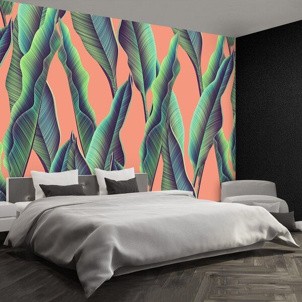 Fototapeta Vliesová Tropické listy 104x70 cm