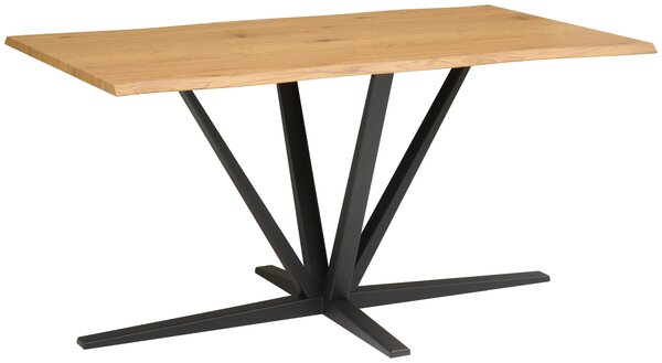 JEDÁLENSKÝ STÔL, čierna, farba duba, 160/90/76 cm MID.YOU - Online Only jedálne, Online Only