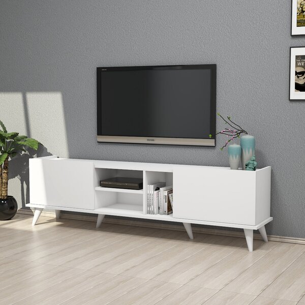 ASIR TV stolík ELEGANTE biely