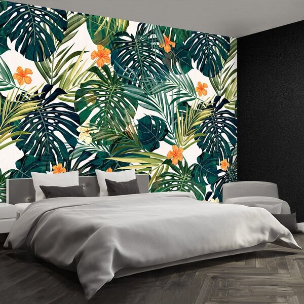 Fototapeta Vliesová Havajský vzor 250x104 cm