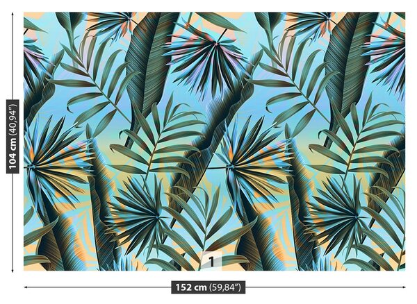 Fototapeta Vliesová Listy rastlín 152x104 cm