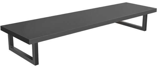 CERANO - Doska pod umývadlo Navira Pro + 2+1 nosné konzoly - antracitová - 120x3,6x46 cm