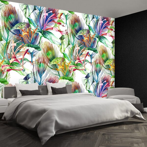 Fototapeta Vliesová Tropické kvety 152x104 cm